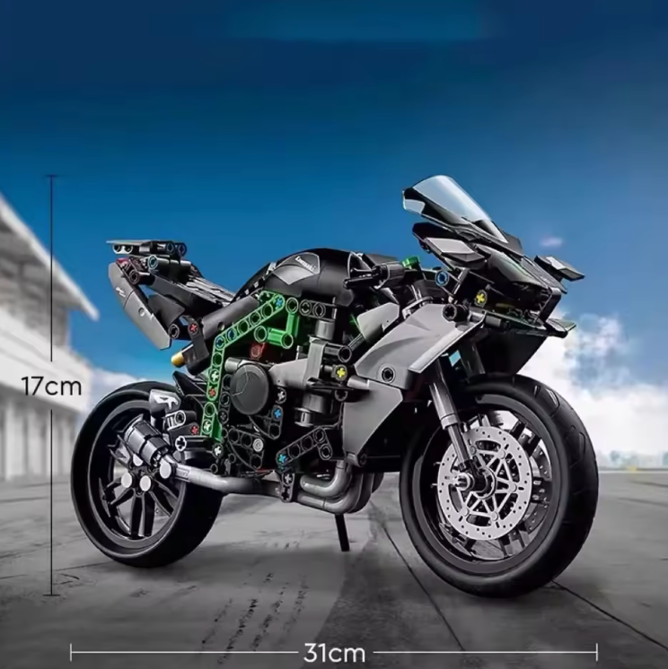 Brick Ninja H2R Motorcycle (643 pieces)